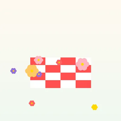 英伦格纹野餐垫评测 - 一起草